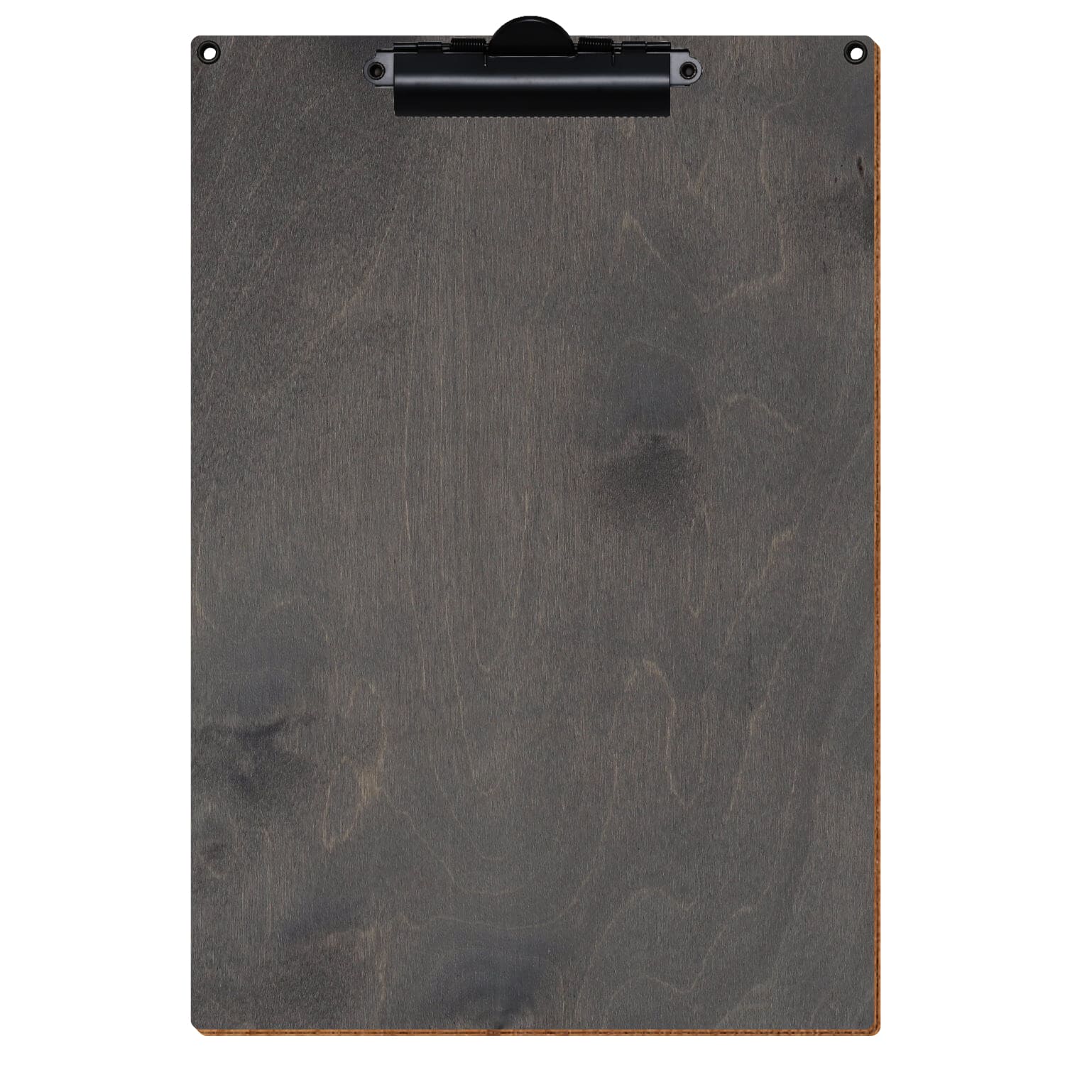 Klemmbrett Standardform Grau mit 2 Ösen A4 hochkant Zahnklemme schwarz