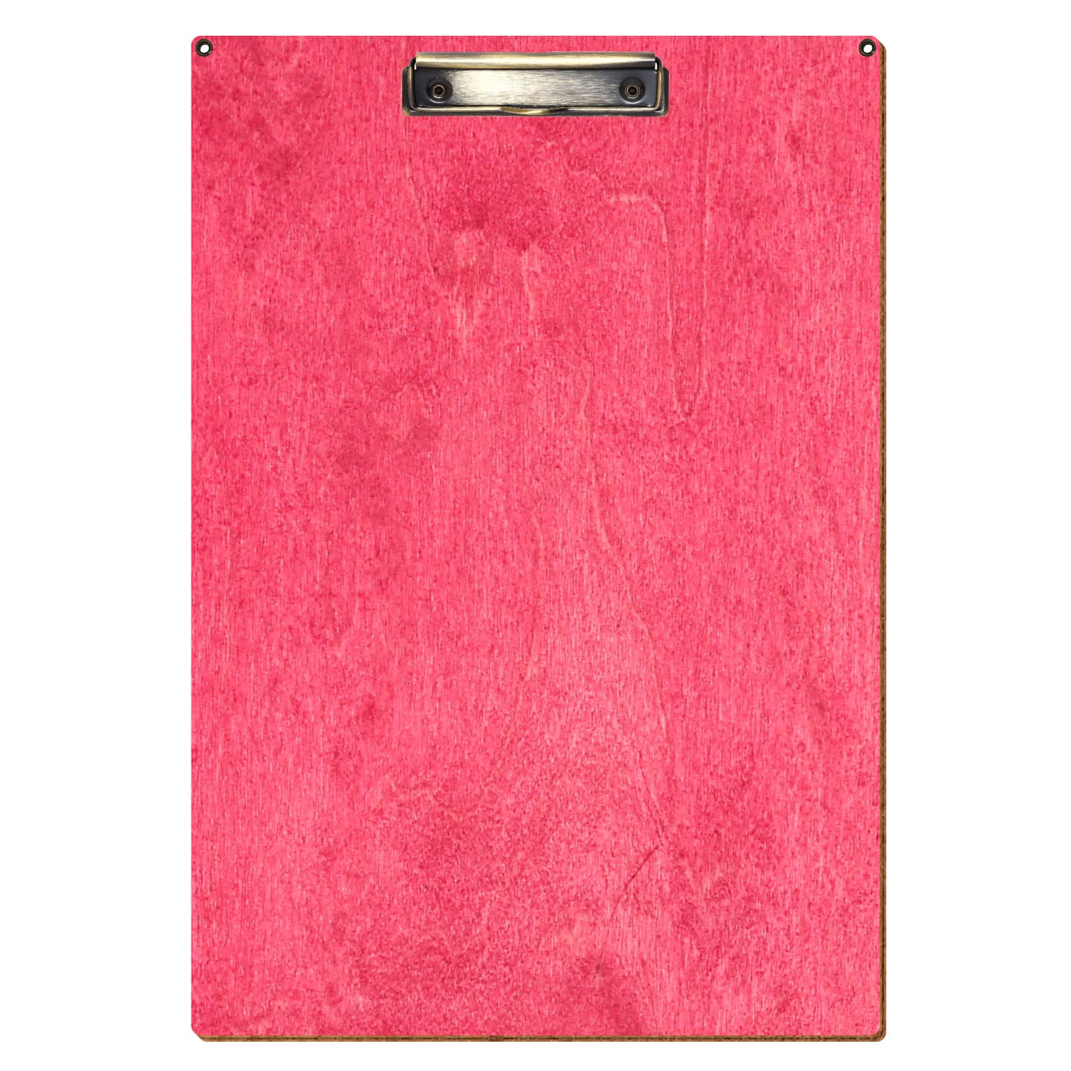 Klemmbrett Standardform Dunkelpink mit 2 Ösen A3 hochkant Bügelklemme antik