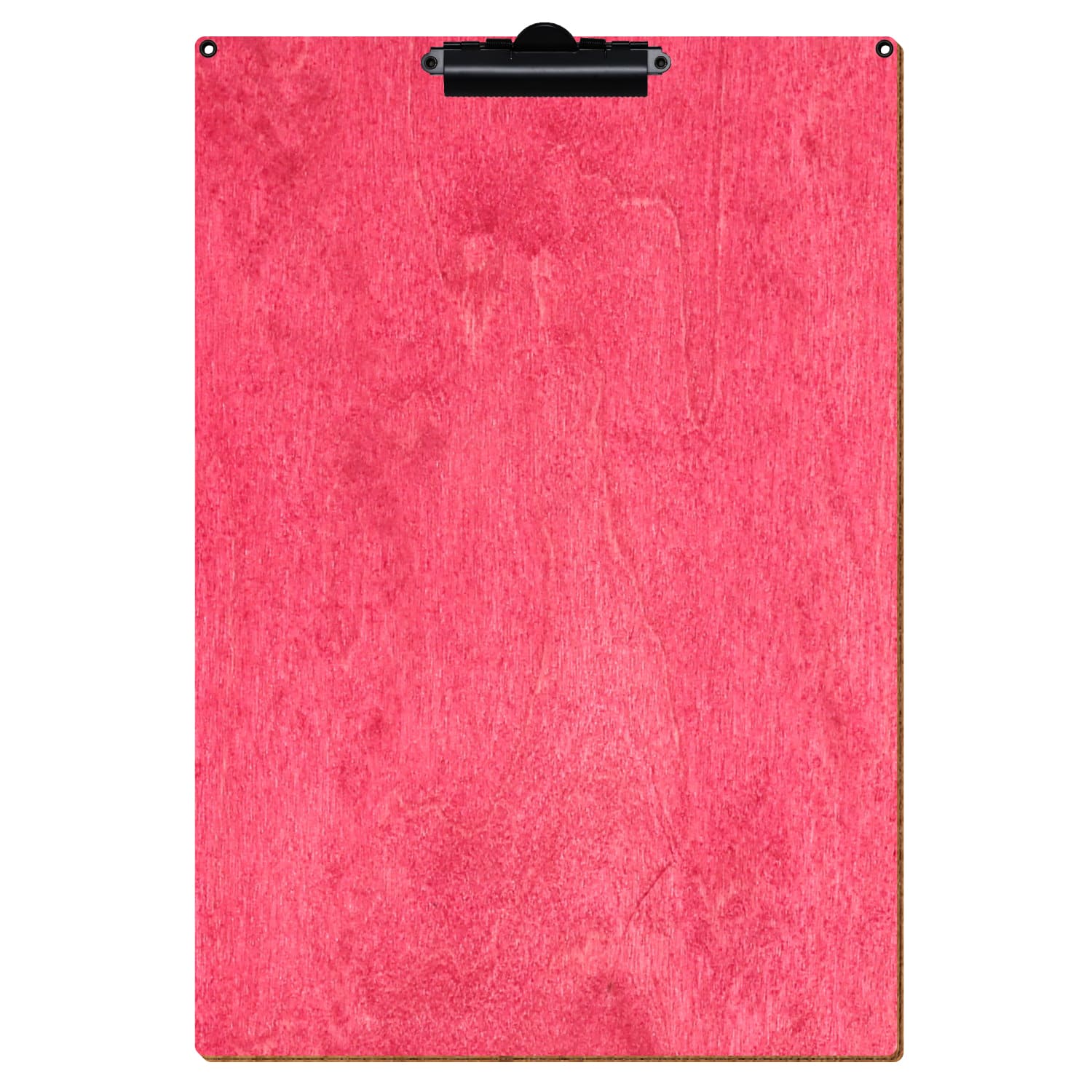 Klemmbrett Standardform Dunkelpink mit 2 Ösen A3 hochkant Zahnklemme schwarz