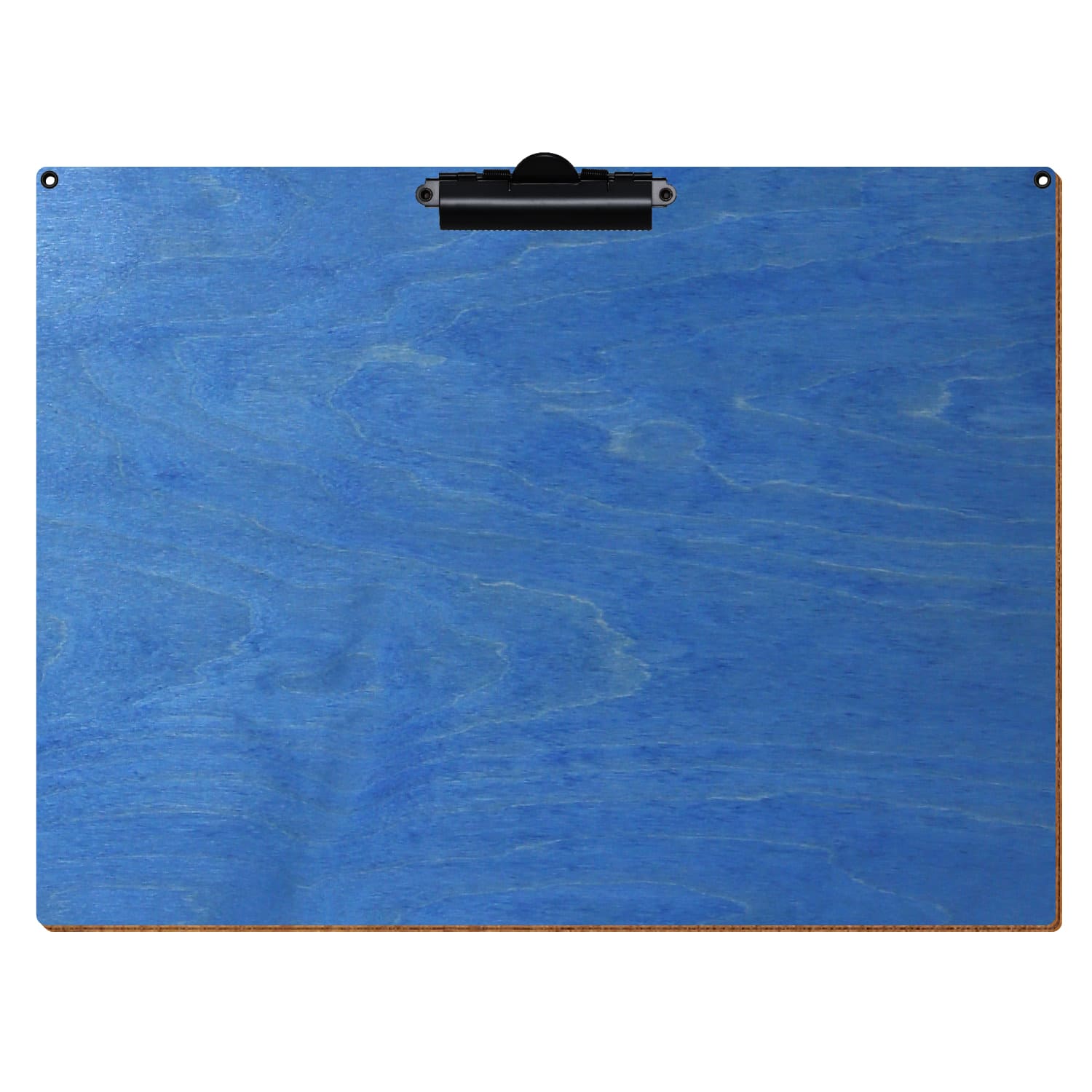 Klemmbrett Standardform Kornblumenblau mit 2 Ösen A3 querkant Zahnklemme schwarz