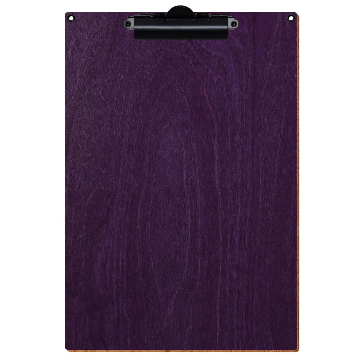 Klemmbrett Standardform Lila mit 2 Ösen A4 hochkant Zahnklemme schwarz