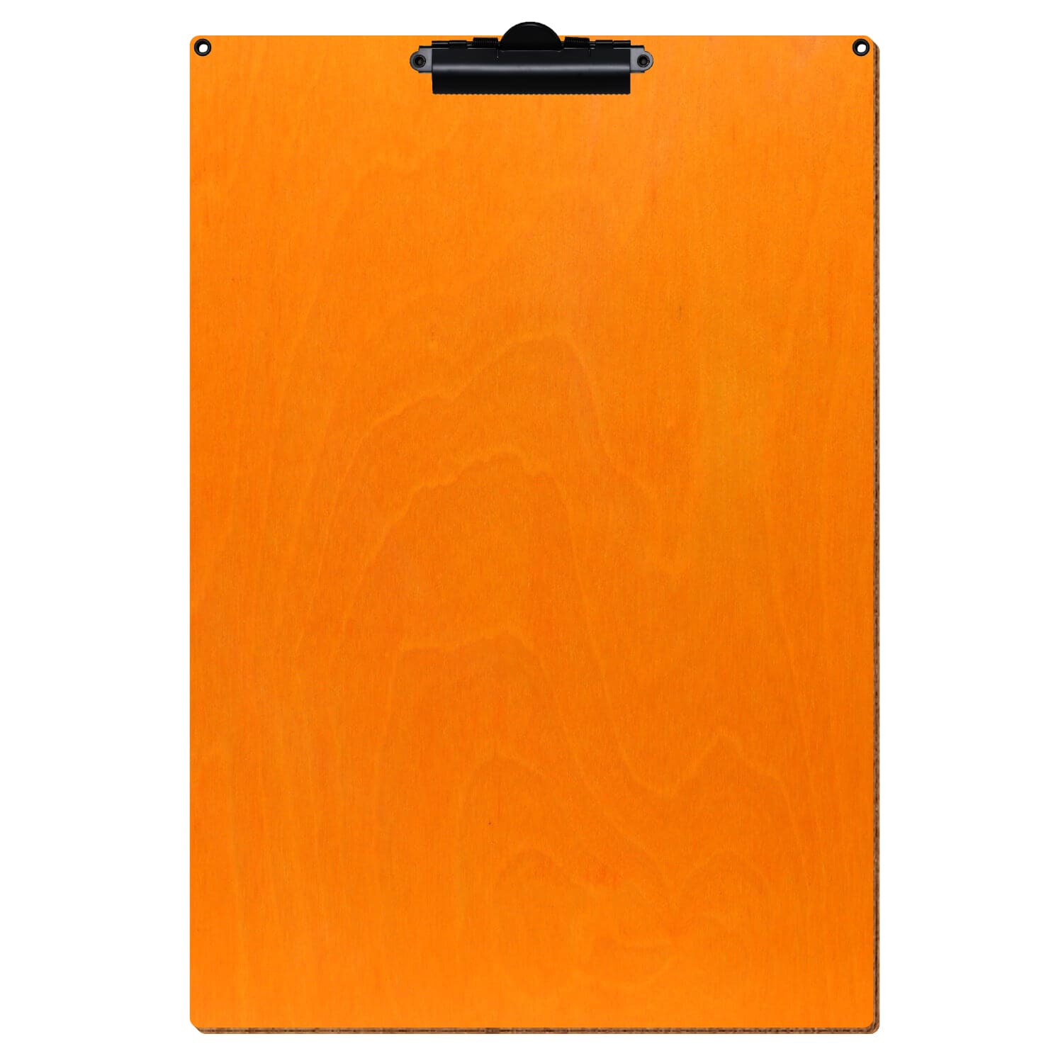 Klemmbrett Standardform Orange mit 2 Ösen A3 hochkant Zahnklemme schwarz