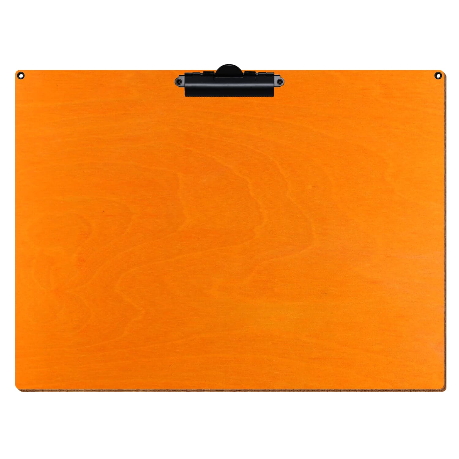 Klemmbrett Standardform Orange mit 2 Ösen A3 querkant Zahnklemme schwarz