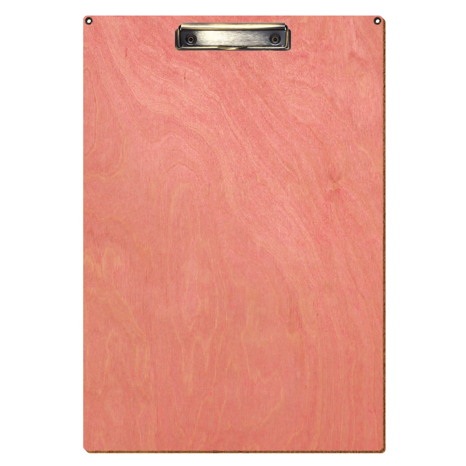 Klemmbrett Standardform Rosa mit 2 Ösen A3 hochkant Bügelklemme antik