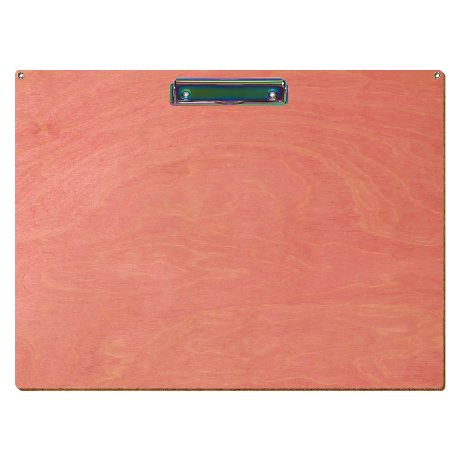 Klemmbrett Standardform Rosa mit 2 Ösen A3 querkant Bügelklemme Regenbogen
