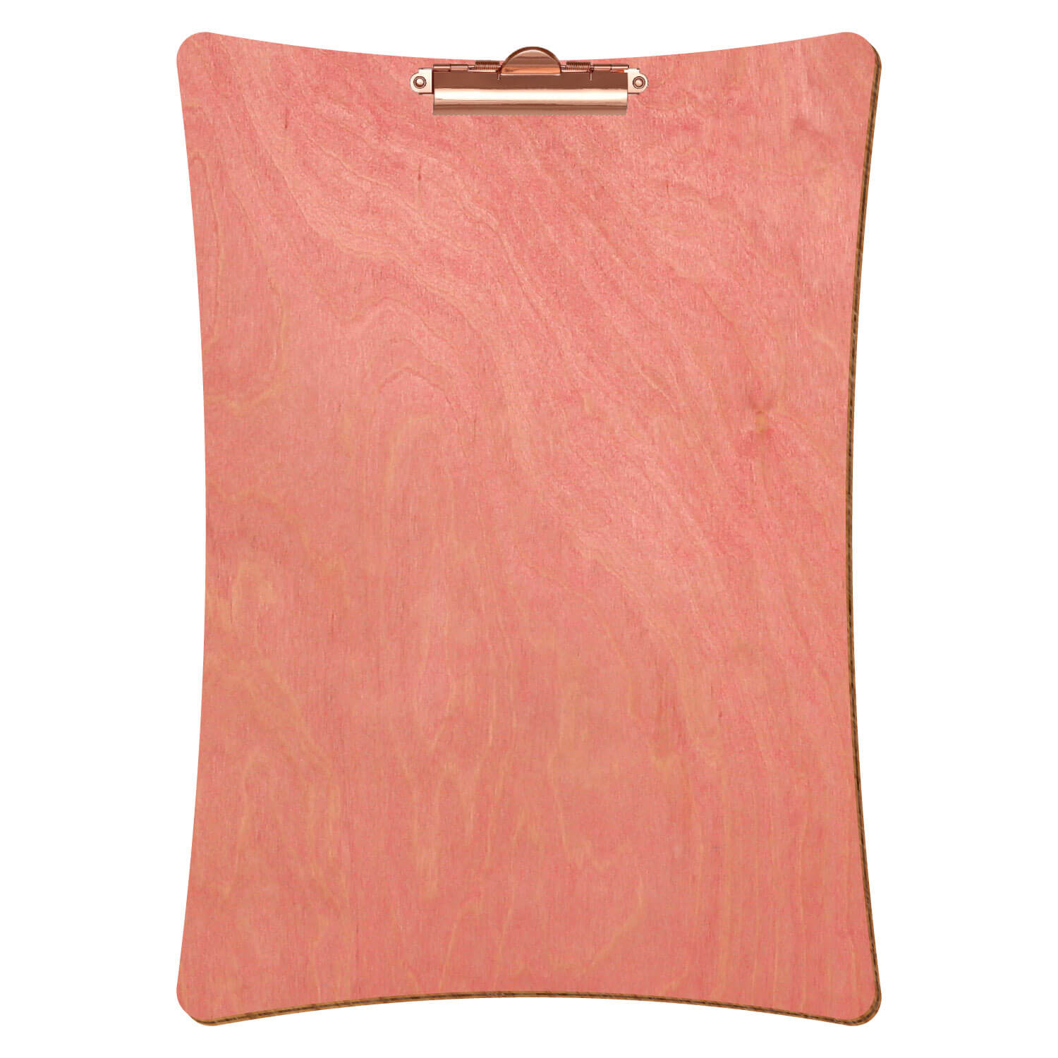 Klemmbrett konkav Rosa A3 hochkant Zahnklemme roségold