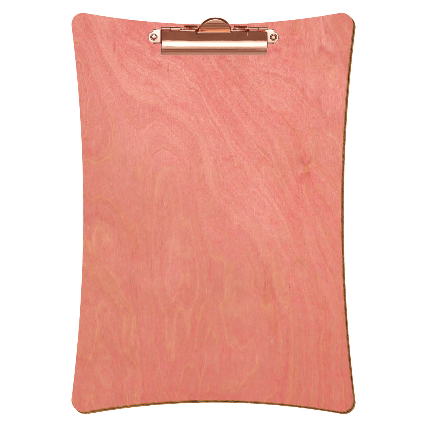 Klemmbrett konkav Rosa A4 hochkant Zahnklemme roségold