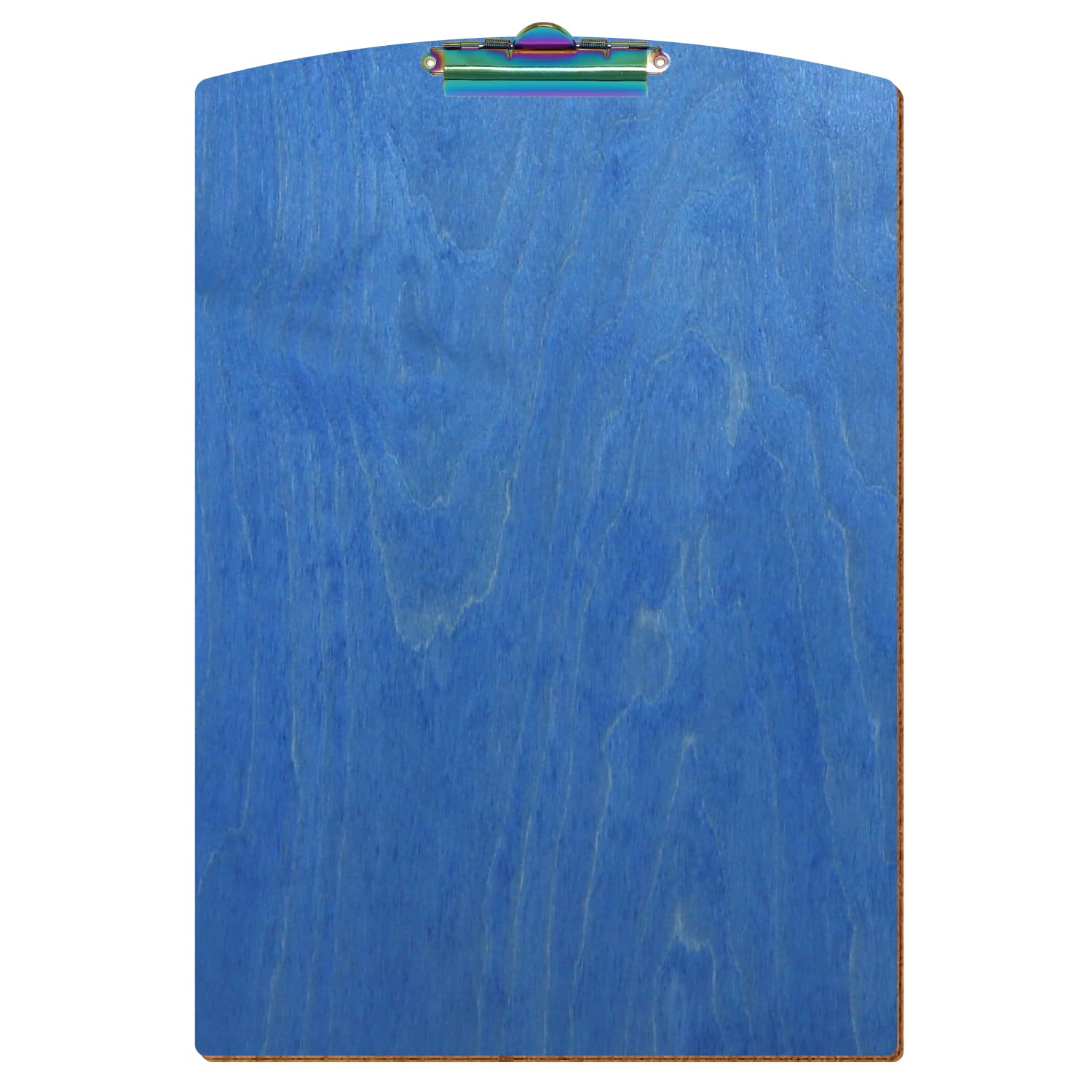 Klemmbrett Segmentform Kornblumenblau A3 hochkant Zahnklemme Regenbogen