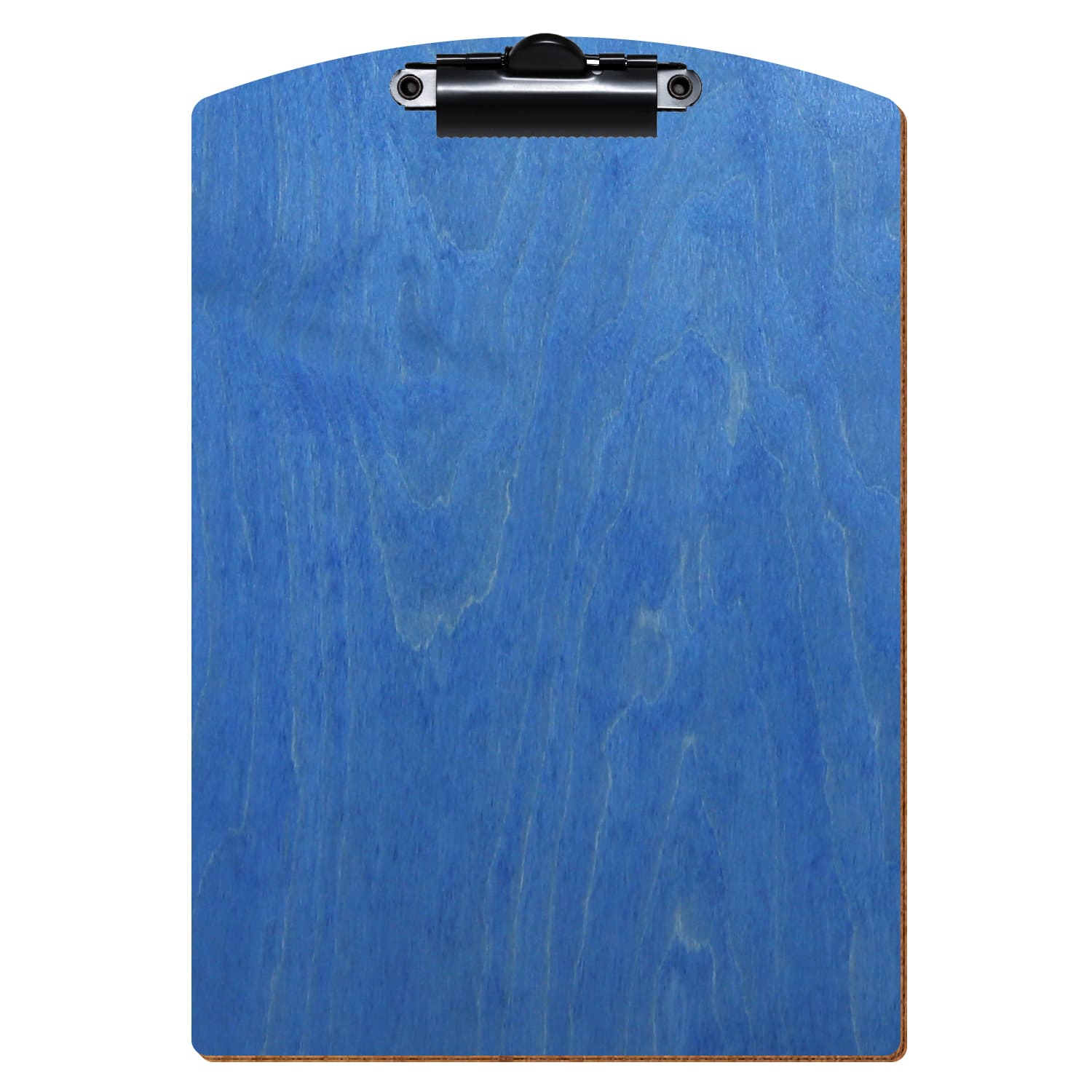 Klemmbrett Segmentform Kornblumenblau A5 hochkant Zahnklemme schwarz