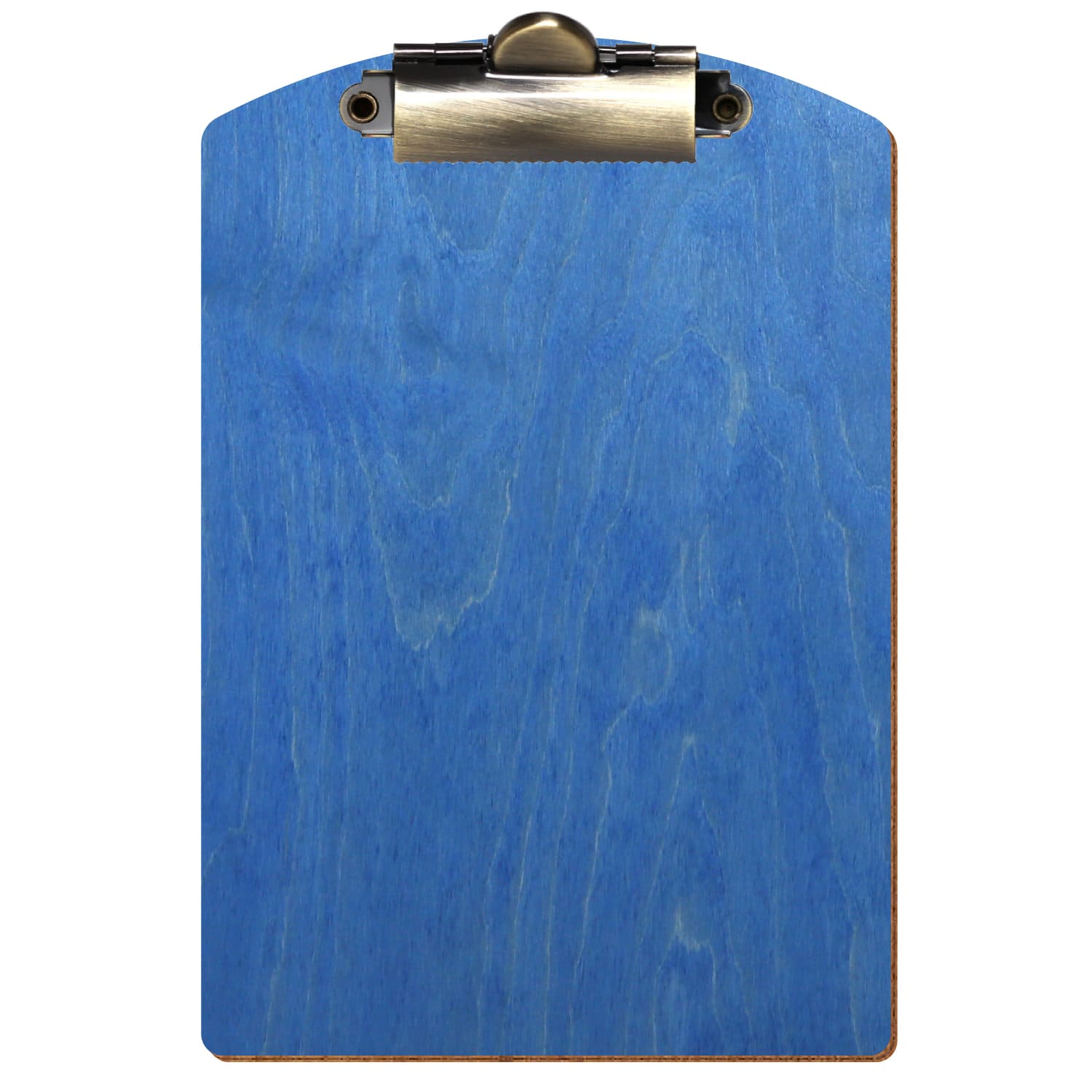 Klemmbrett Segmentform Kornblumenblau A6 hochkant Zahnklemme antik