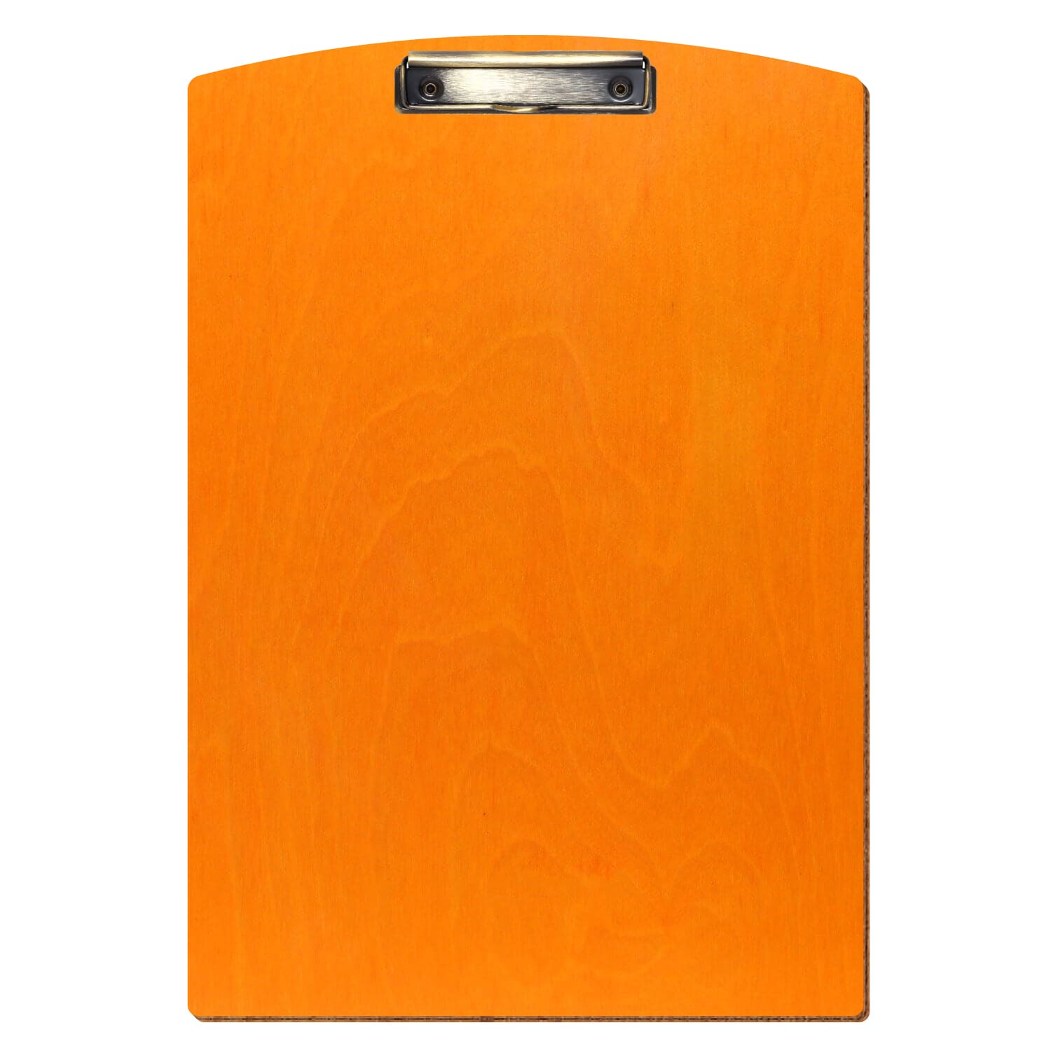 Klemmbrett Segmentform Orange A3 hochkant Bügelklemme antik