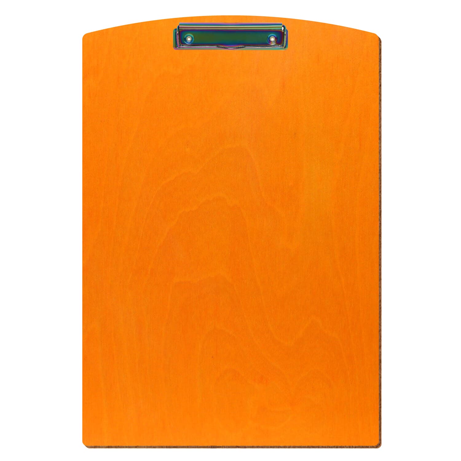 Klemmbrett Segmentform Orange A3 hochkant Bügelklemme Regenbogen