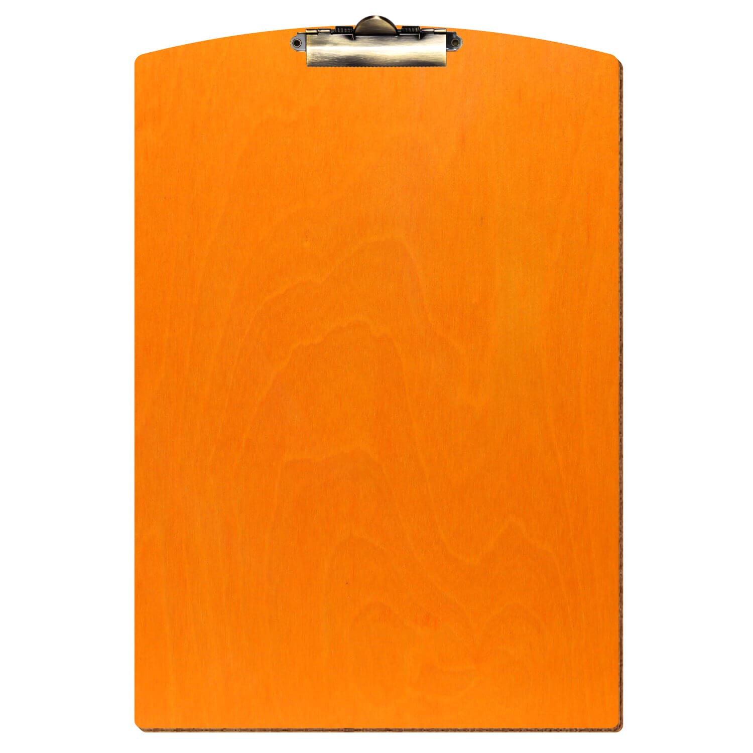 Klemmbrett Segmentform Orange A3 hochkant Zahnklemme antik