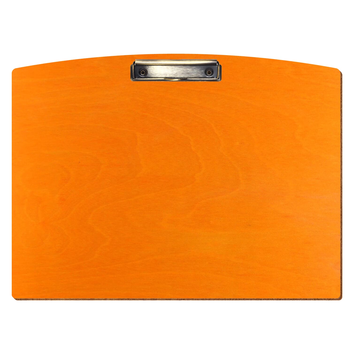 Klemmbrett Segmentform Orange A3 querkant Bügelklemme antik