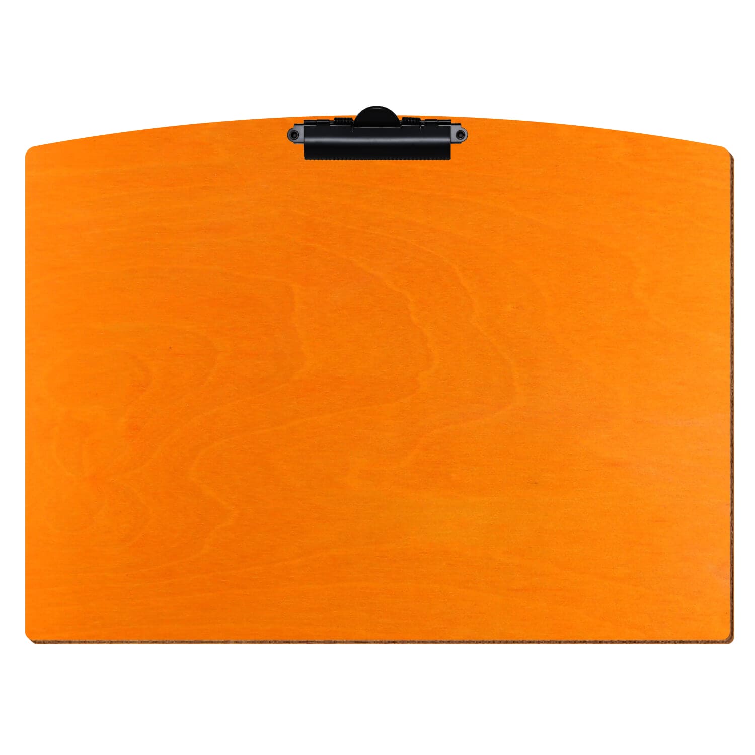 Klemmbrett Segmentform Orange A3 querkant Zahnklemme schwarz