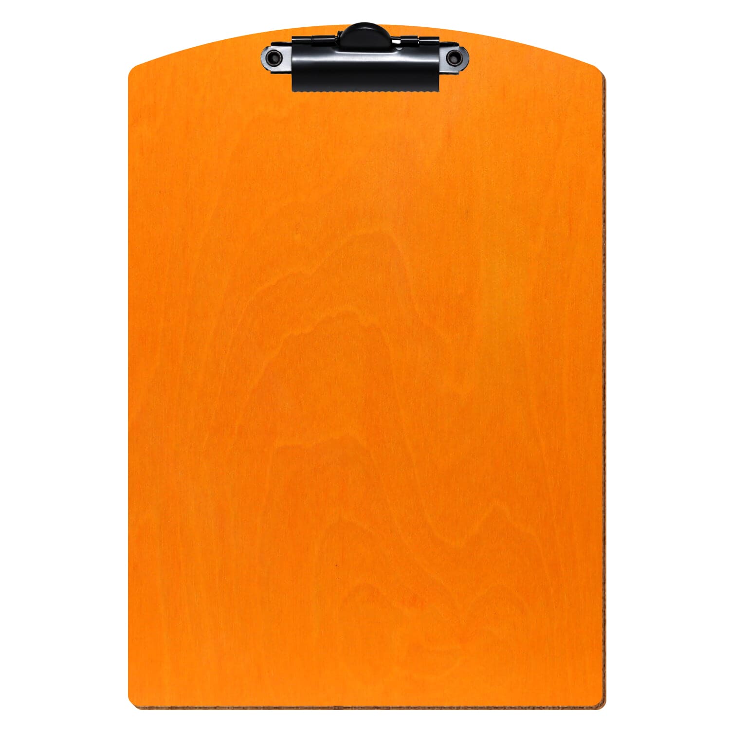 Klemmbrett Segmentform Orange A5 hochkant Zahnklemme schwarz