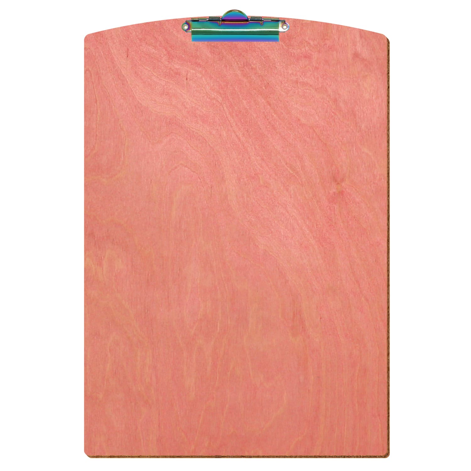Klemmbrett Segmentform Rosa A3 hochkant Zahnklemme Regenbogen