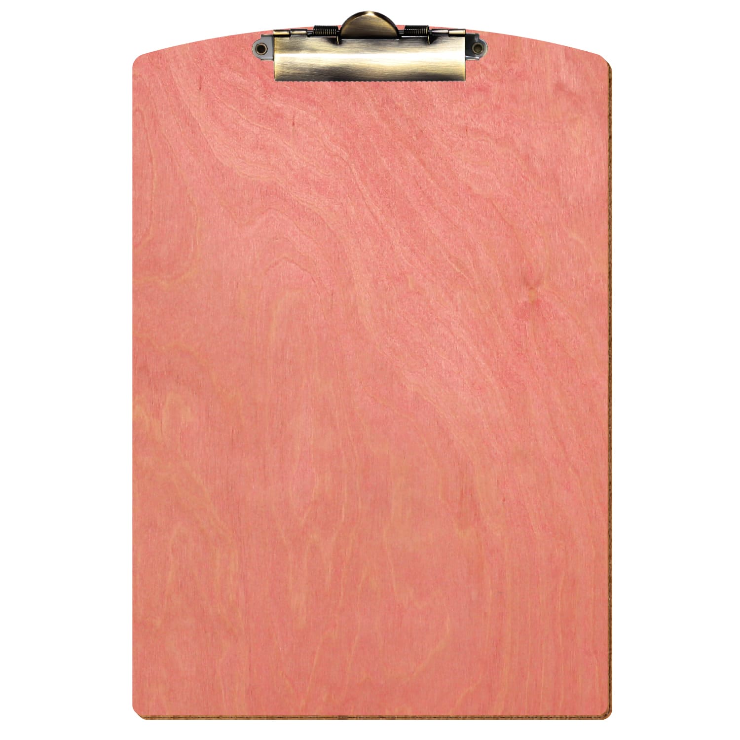 Klemmbrett Segmentform Rosa A4 hochkant Zahnklemme antik