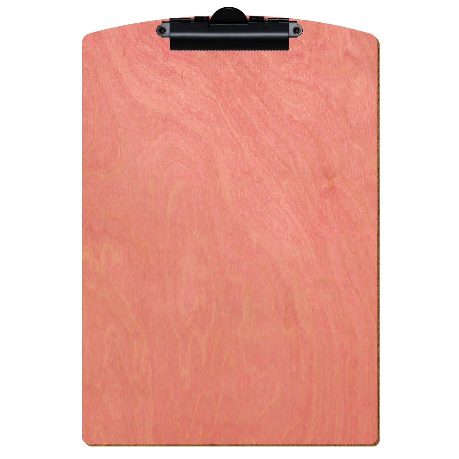 Klemmbrett Segmentform Rosa A4 hochkant Zahnklemme schwarz