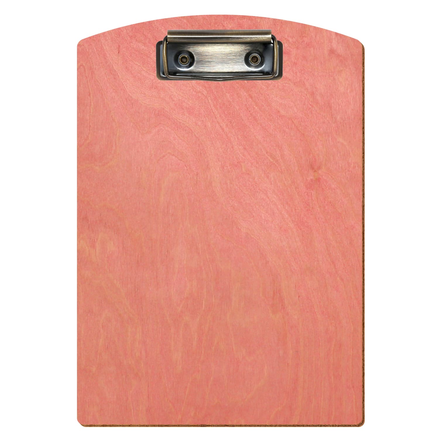 Klemmbrett Segmentform Rosa A5 hochkant Bügelklemme antik