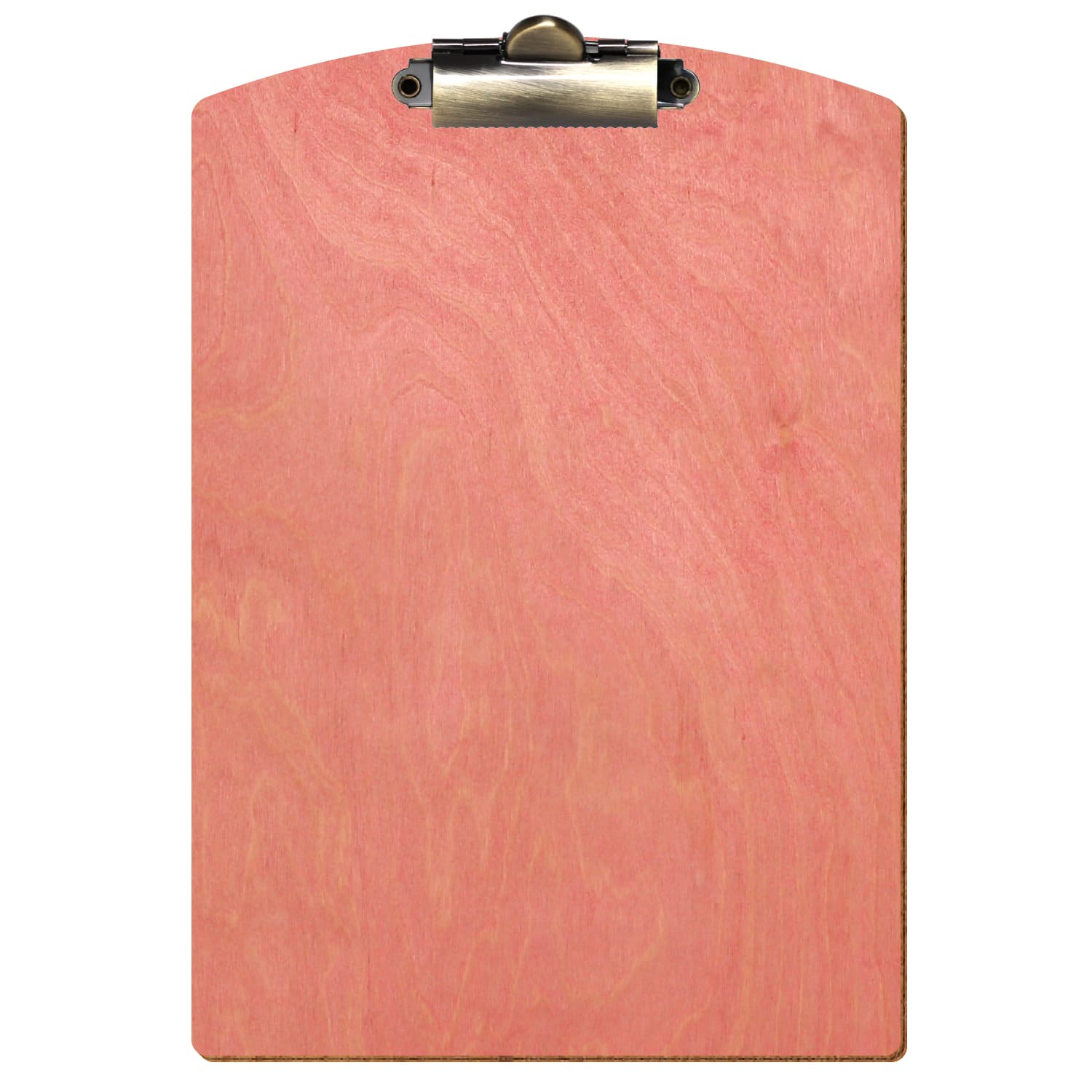 Klemmbrett Segmentform Rosa A5 hochkant Zahnklemme antik