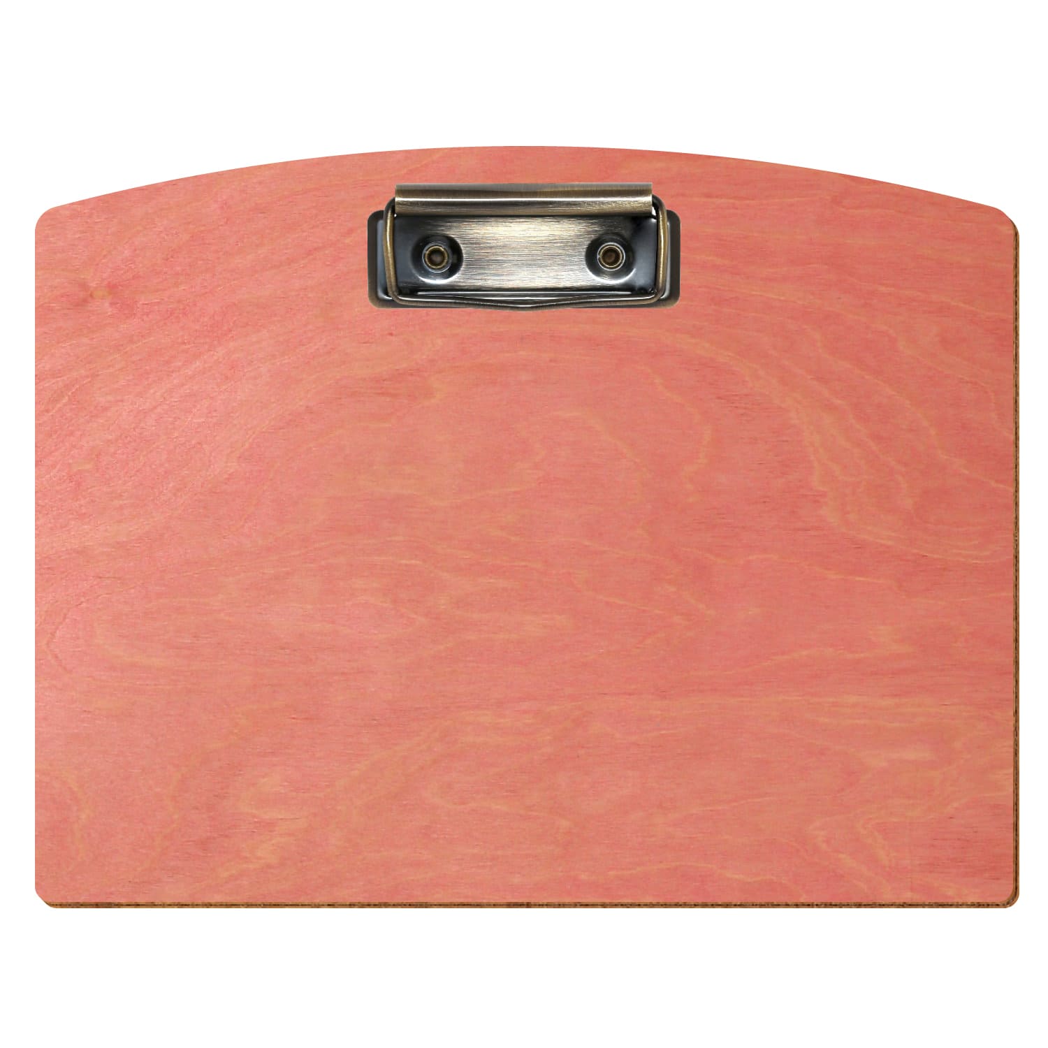 Klemmbrett Segmentform Rosa A5 querkant Bügelklemme antik