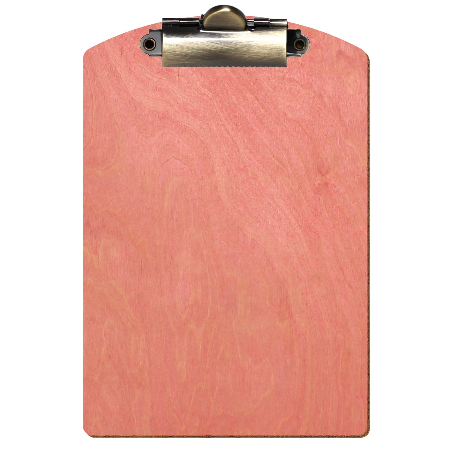 Klemmbrett Segmentform Rosa A6 hochkant Zahnklemme antik