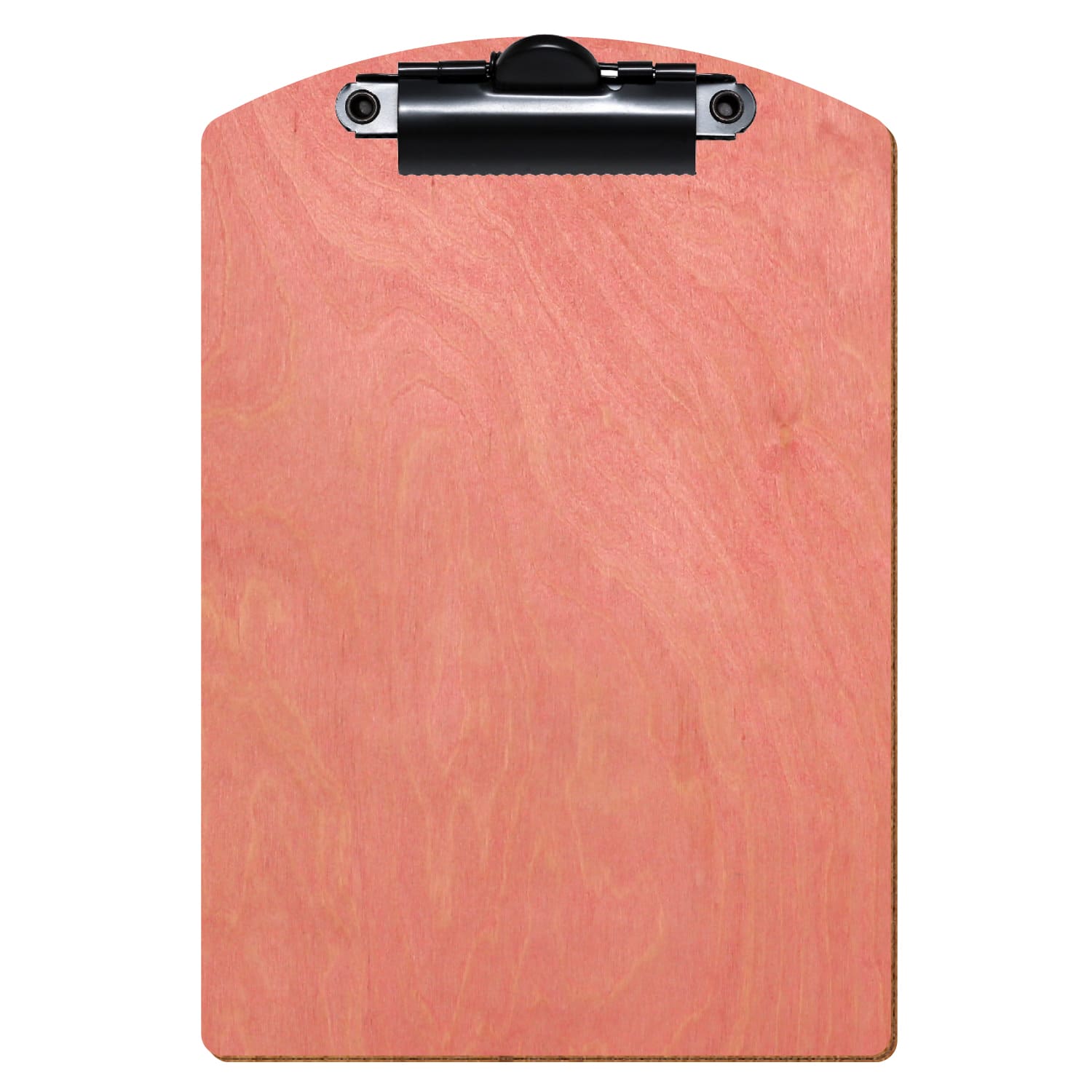 Klemmbrett Segmentform Rosa A6 hochkant Zahnklemme schwarz