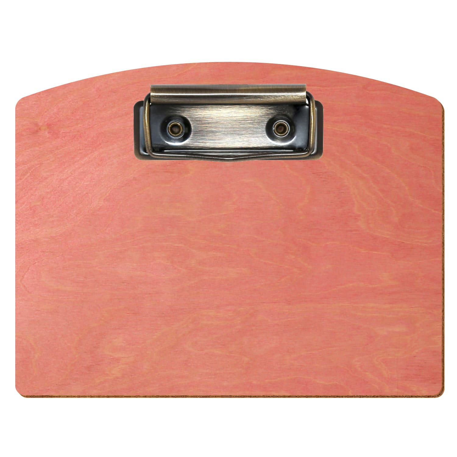 Klemmbrett Segmentform Rosa A6 querkant Bügelklemme antik