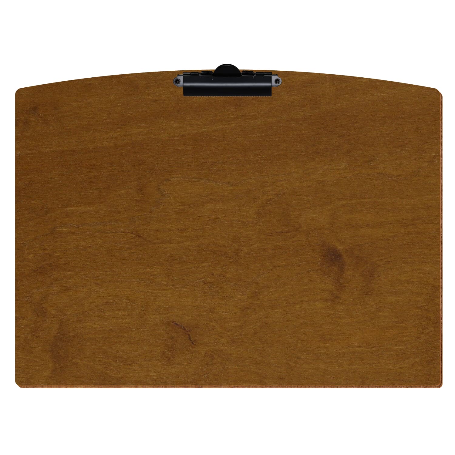 Klemmbrett Segmentform Teak A3 querkant Zahnklemme schwarz
