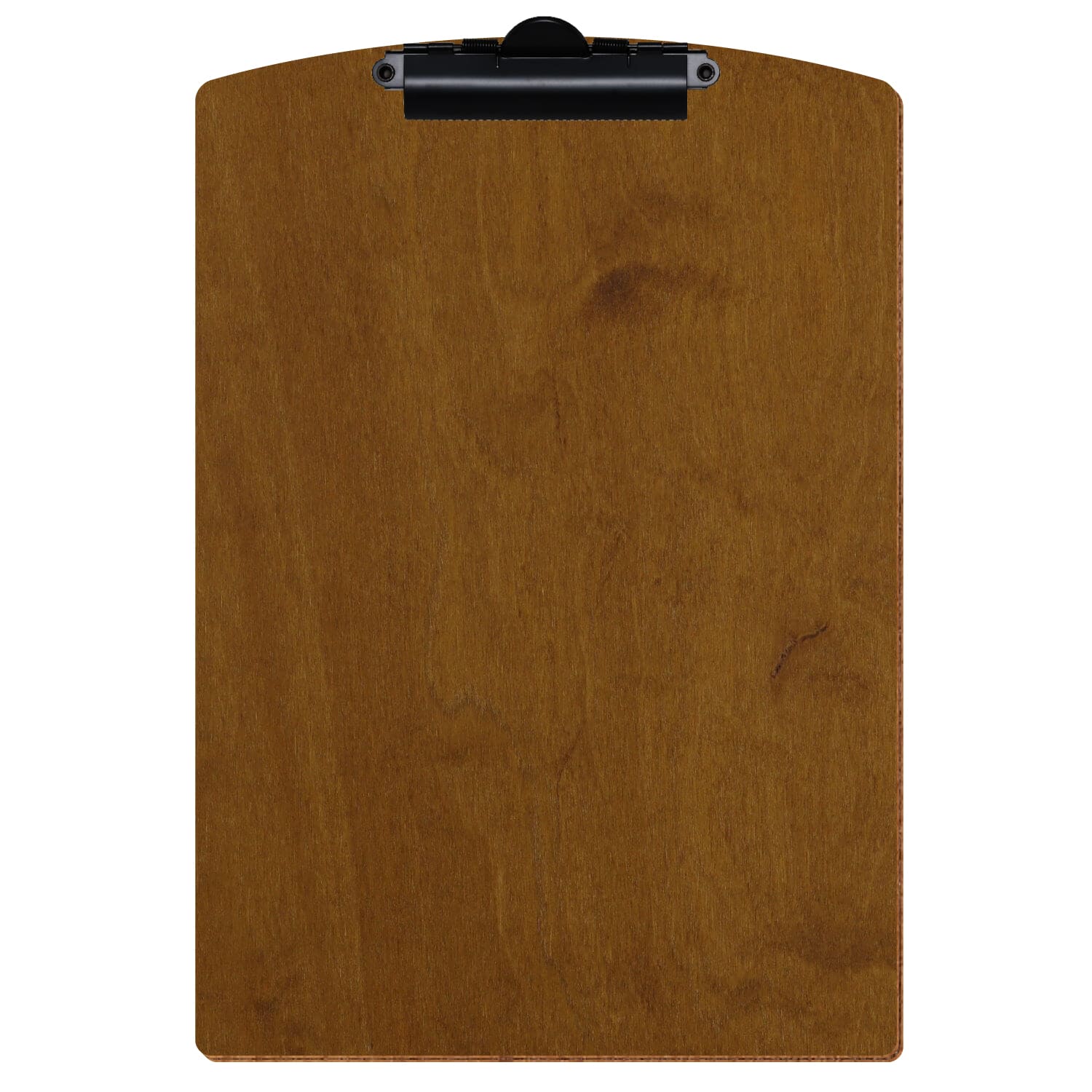Klemmbrett Segmentform Teak A4 hochkant Zahnklemme schwarz