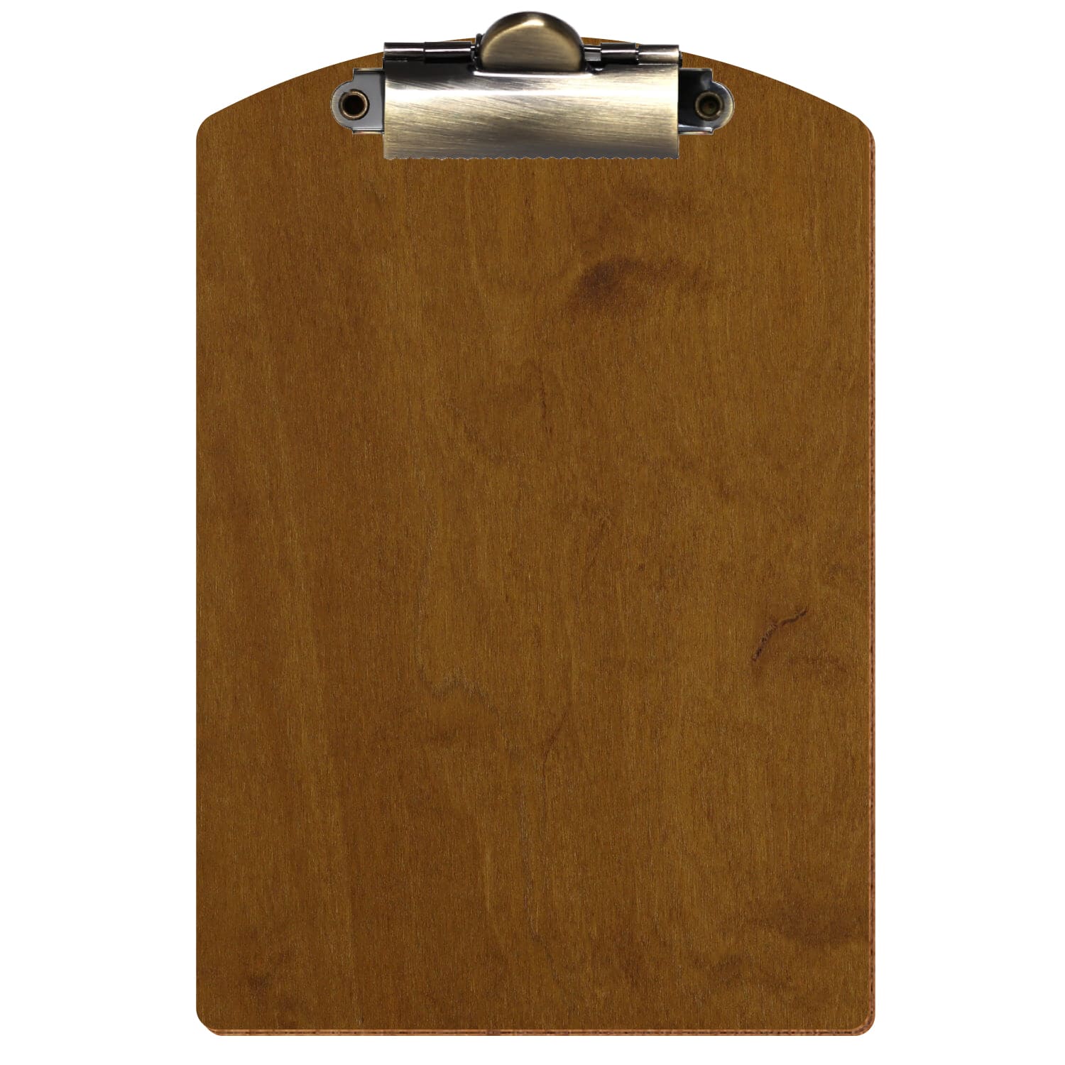 Klemmbrett Segmentform Teak A6 hochkant Zahnklemme antik
