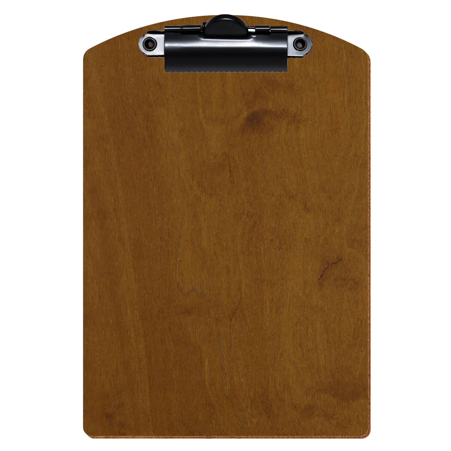 Klemmbrett Segmentform Teak A6 hochkant Zahnklemme schwarz