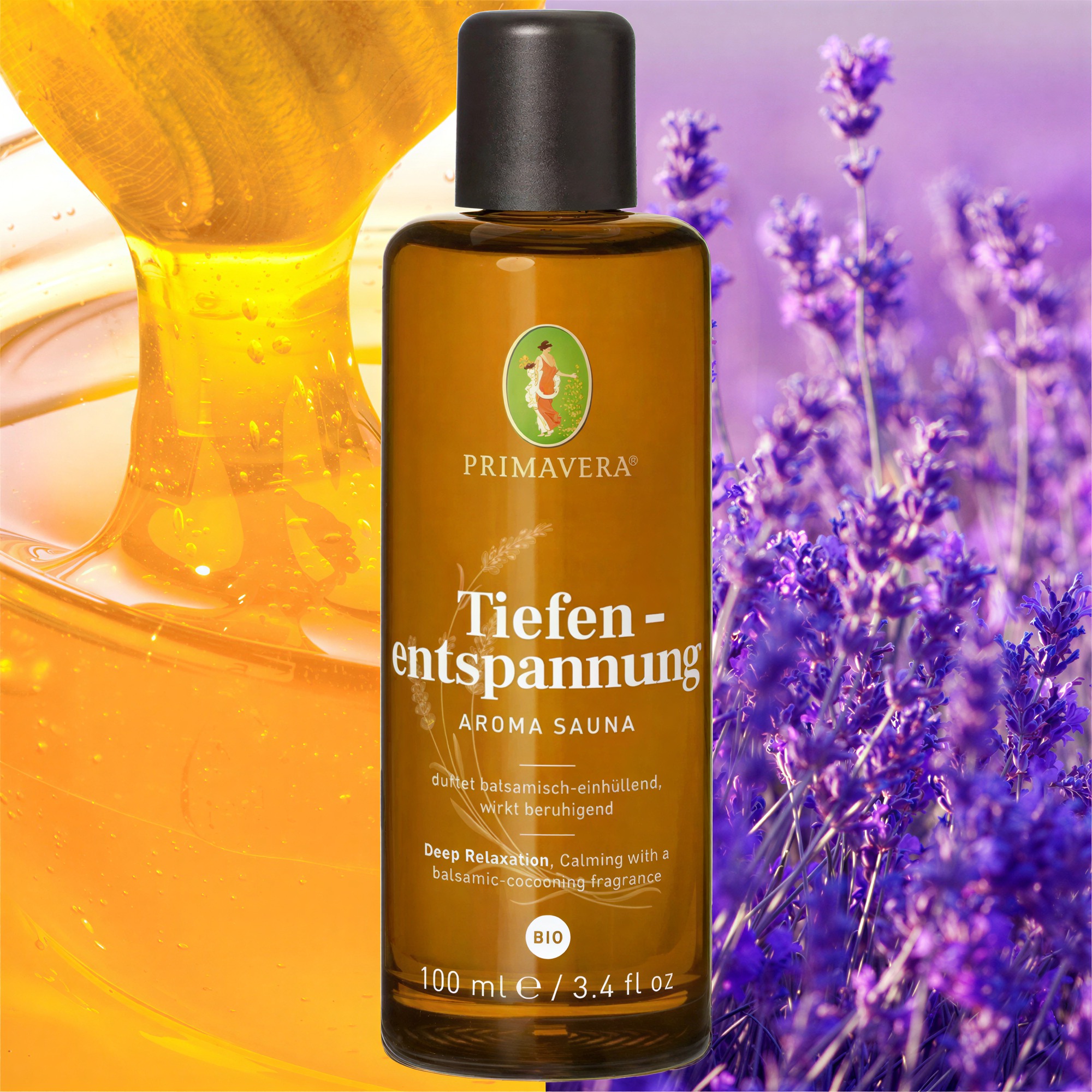 Primavera Saunaduft – Bio-Aufgusskonzentrat, 100 ml – Tiefenentspannung Bio