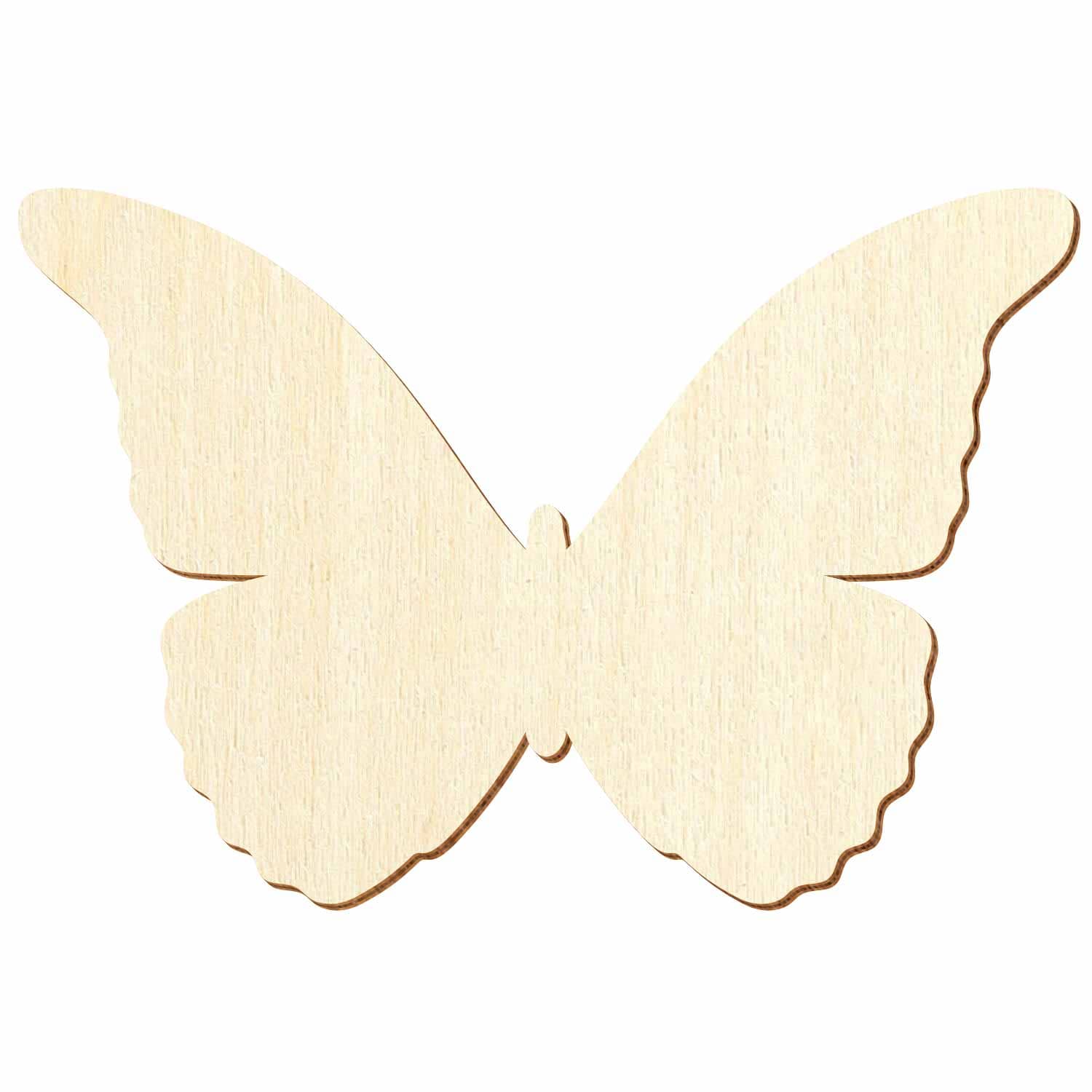 Schmetterling V1 Holz Zuschnitt Breite 3-50cm