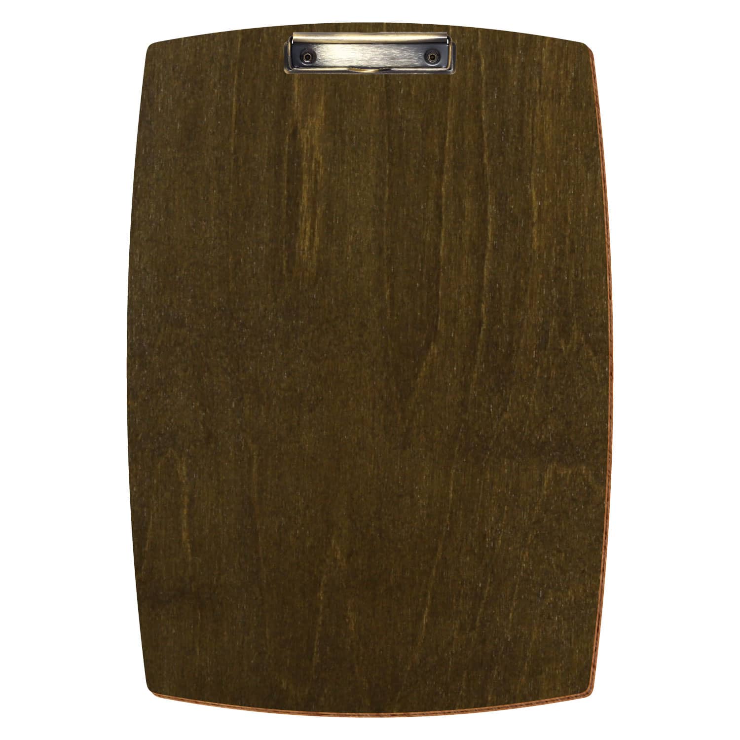 Bütic Holz-Klemmbrett konvex in der Farbe Haselnuss in A3 hochkant mit antiker Bügelklemme