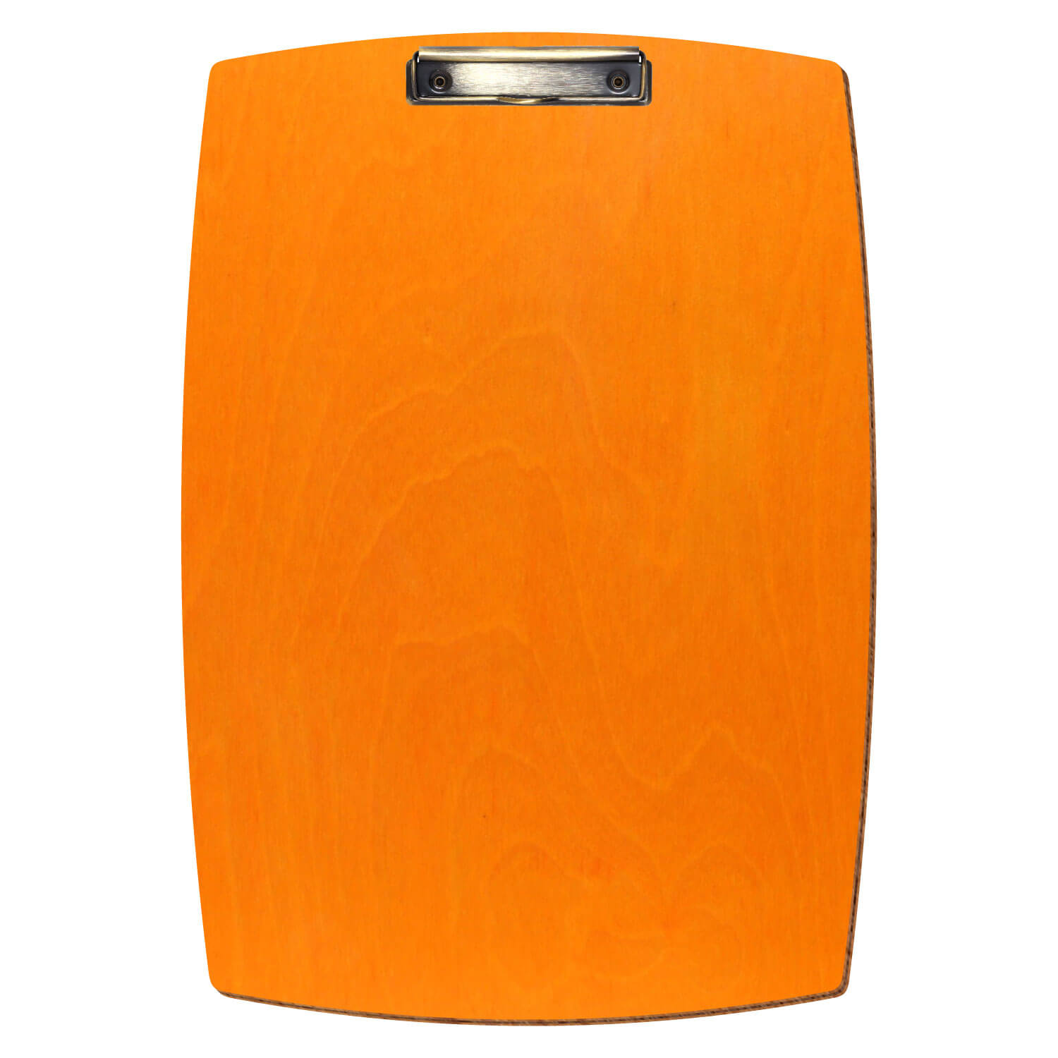 Klemmbrett konvex Orange A3 hochkant Bügelklemme antik