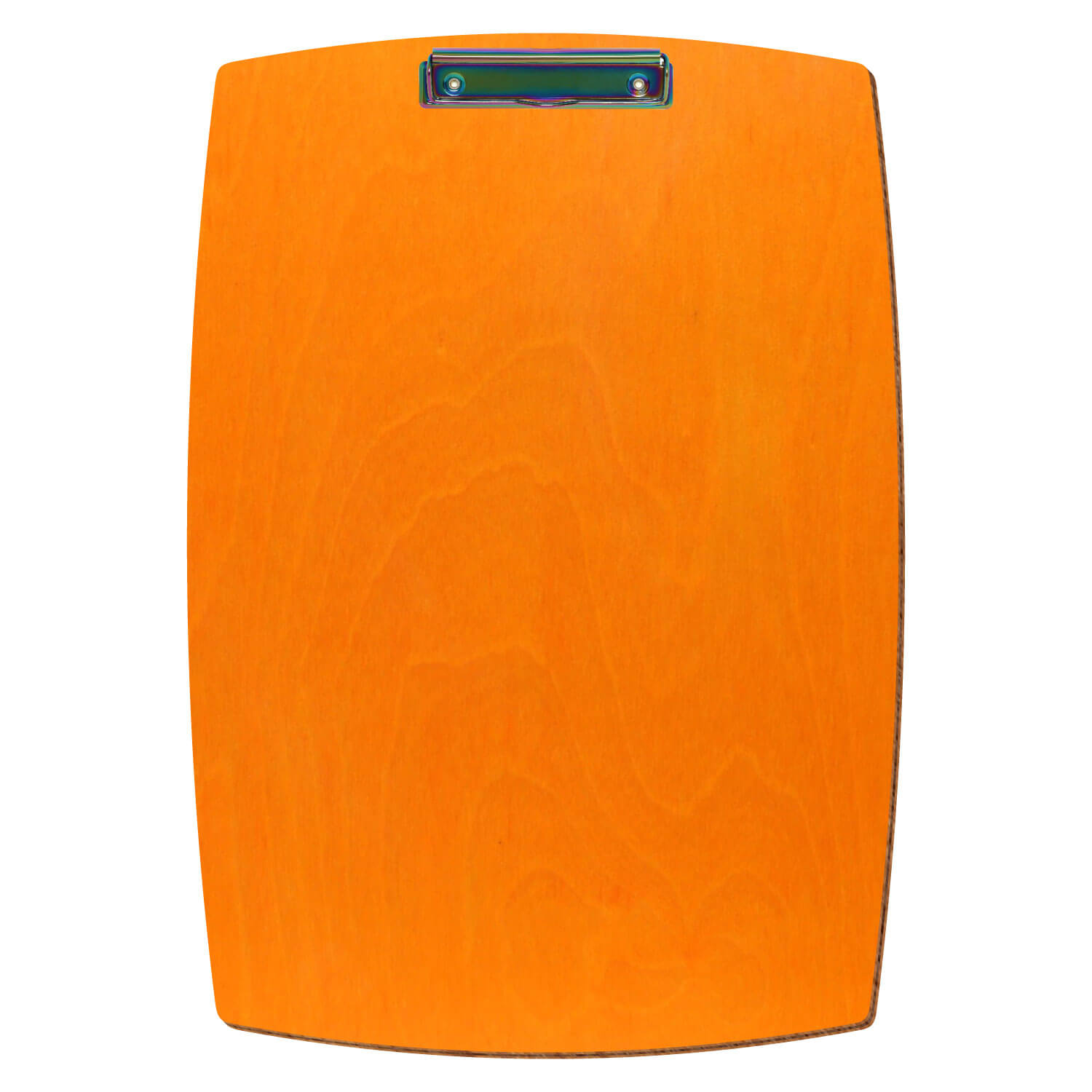 Klemmbrett konvex Orange A3 hochkant Bügelklemme Regenbogen