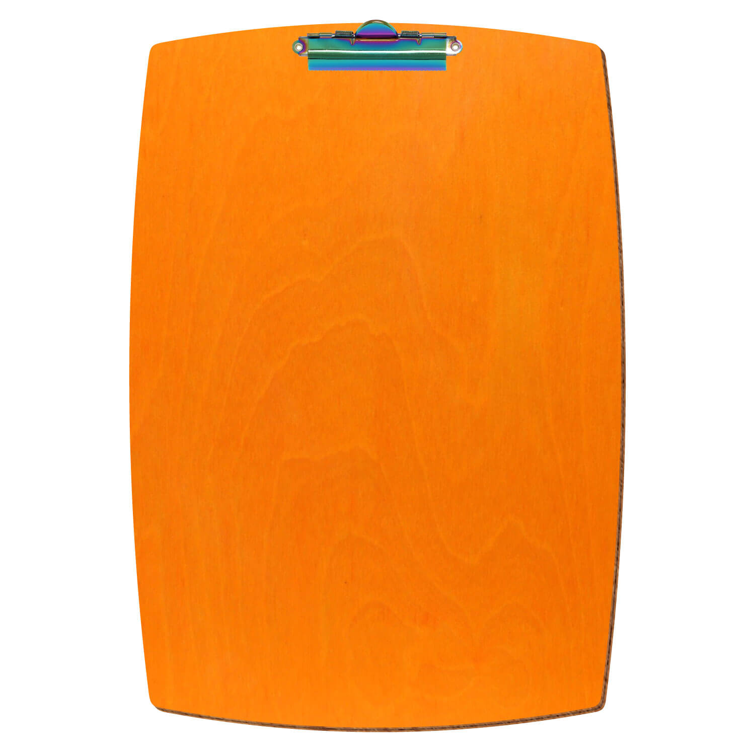 Klemmbrett konvex Orange A3 hochkant Zahnklemme Regenbogen