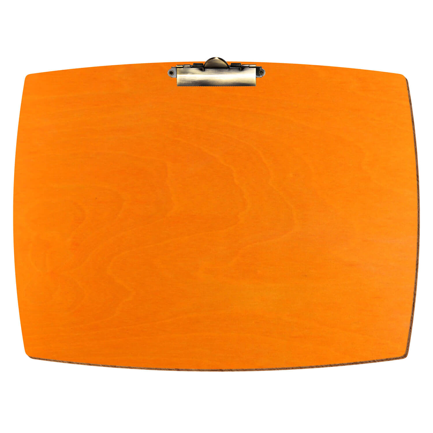 Klemmbrett konvex Orange A3 querkant Zahnklemme antik