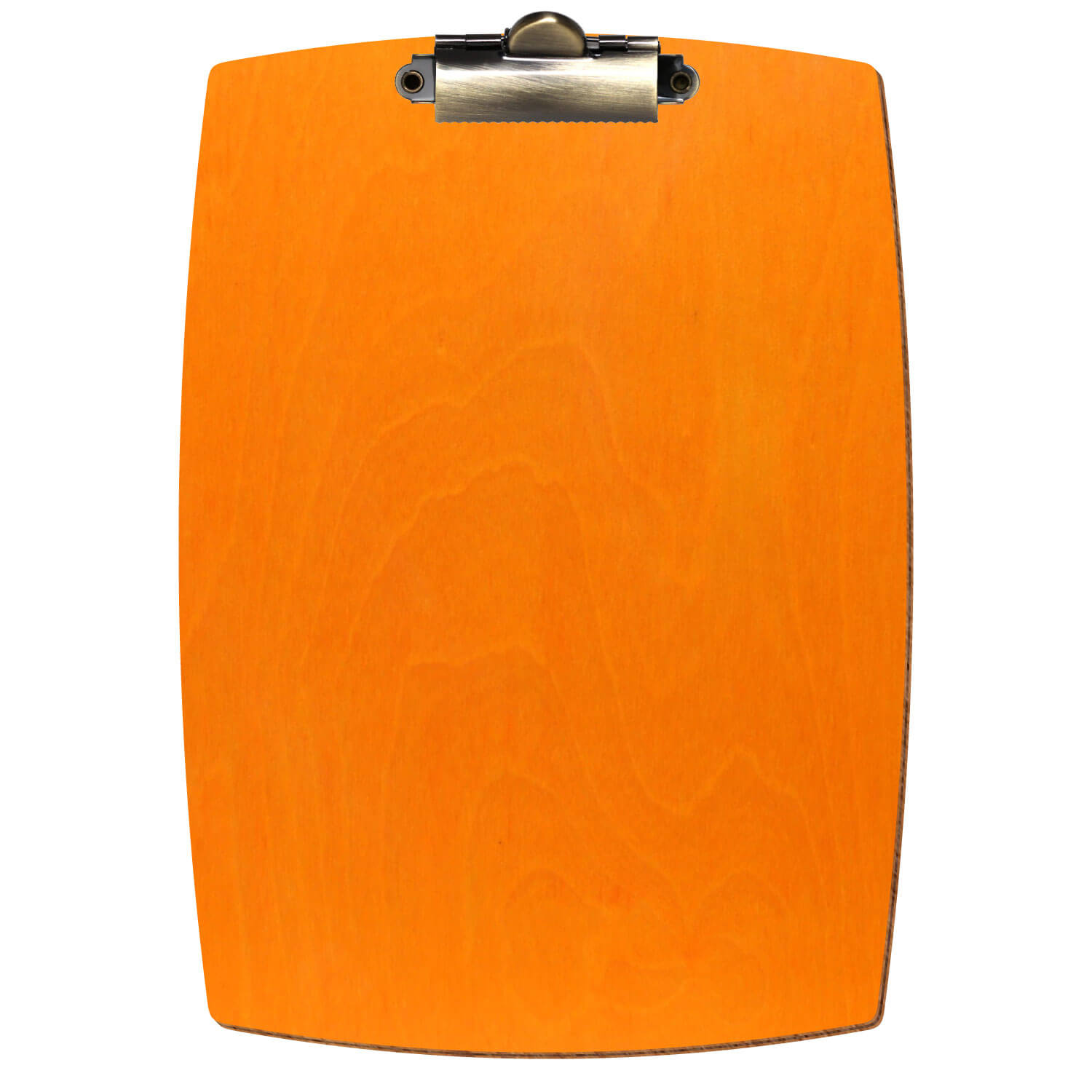 Klemmbrett konvex Orange A5 hochkant Zahnklemme antik