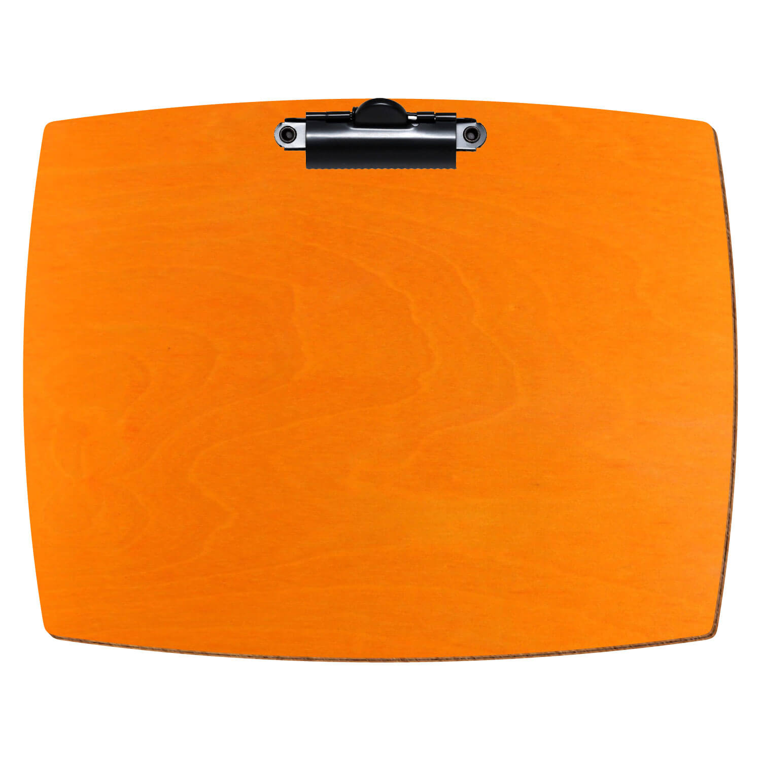 Klemmbrett konvex Orange A5 querkant Zahnklemme schwarz