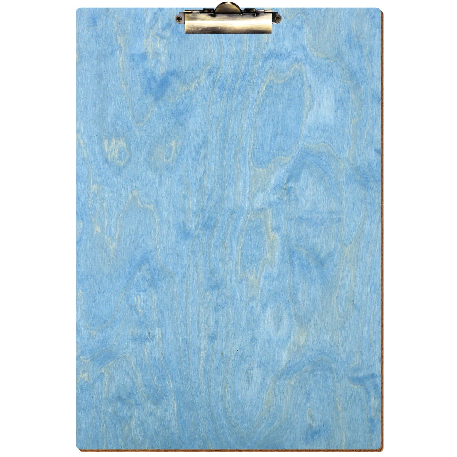 Klemmbrett Standardform Hellblau A3 hochkant Zahnklemme antik