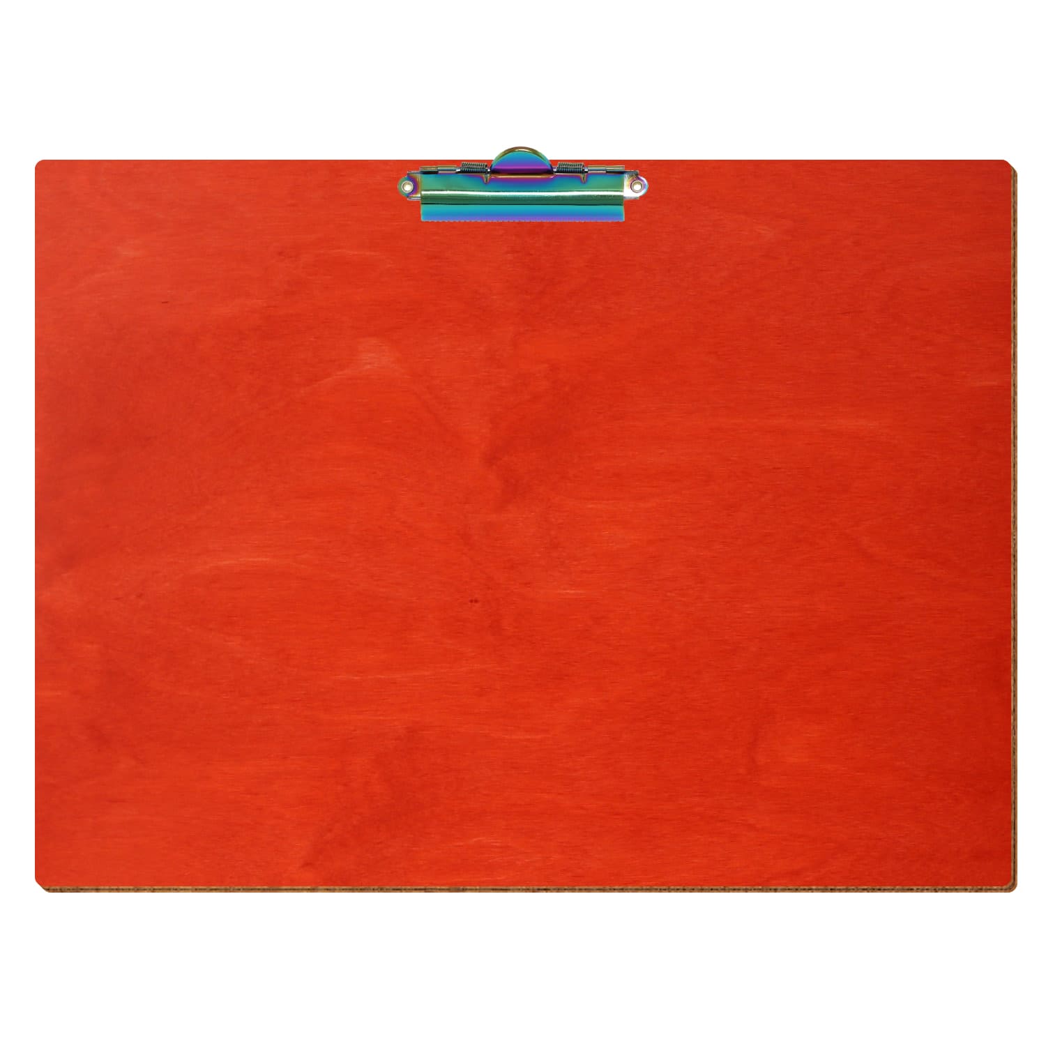 Klemmbrett Standardform Scharlachrot A3 querkant Zahnklemme Regenbogen