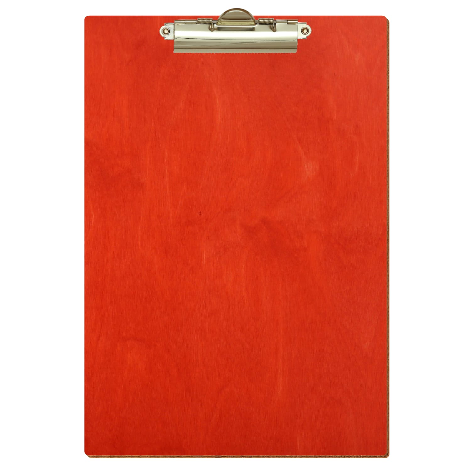 Klemmbrett Standardform Scharlachrot A4 hochkant Zahnklemme gold