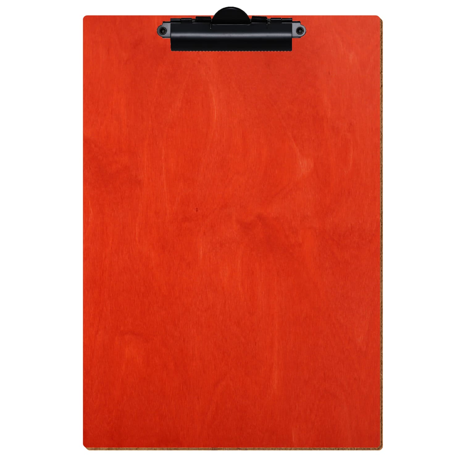 Klemmbrett Standardform Scharlachrot A4 hochkant Zahnklemme schwarz