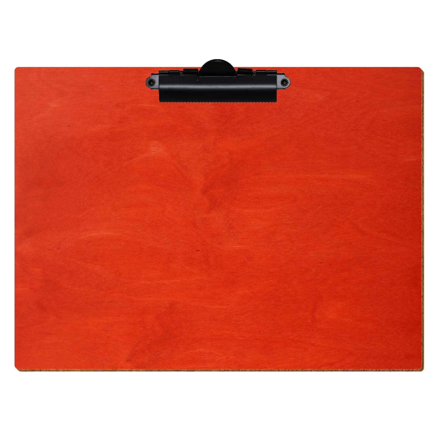 Klemmbrett Standardform Scharlachrot A4 querkant Zahnklemme schwarz
