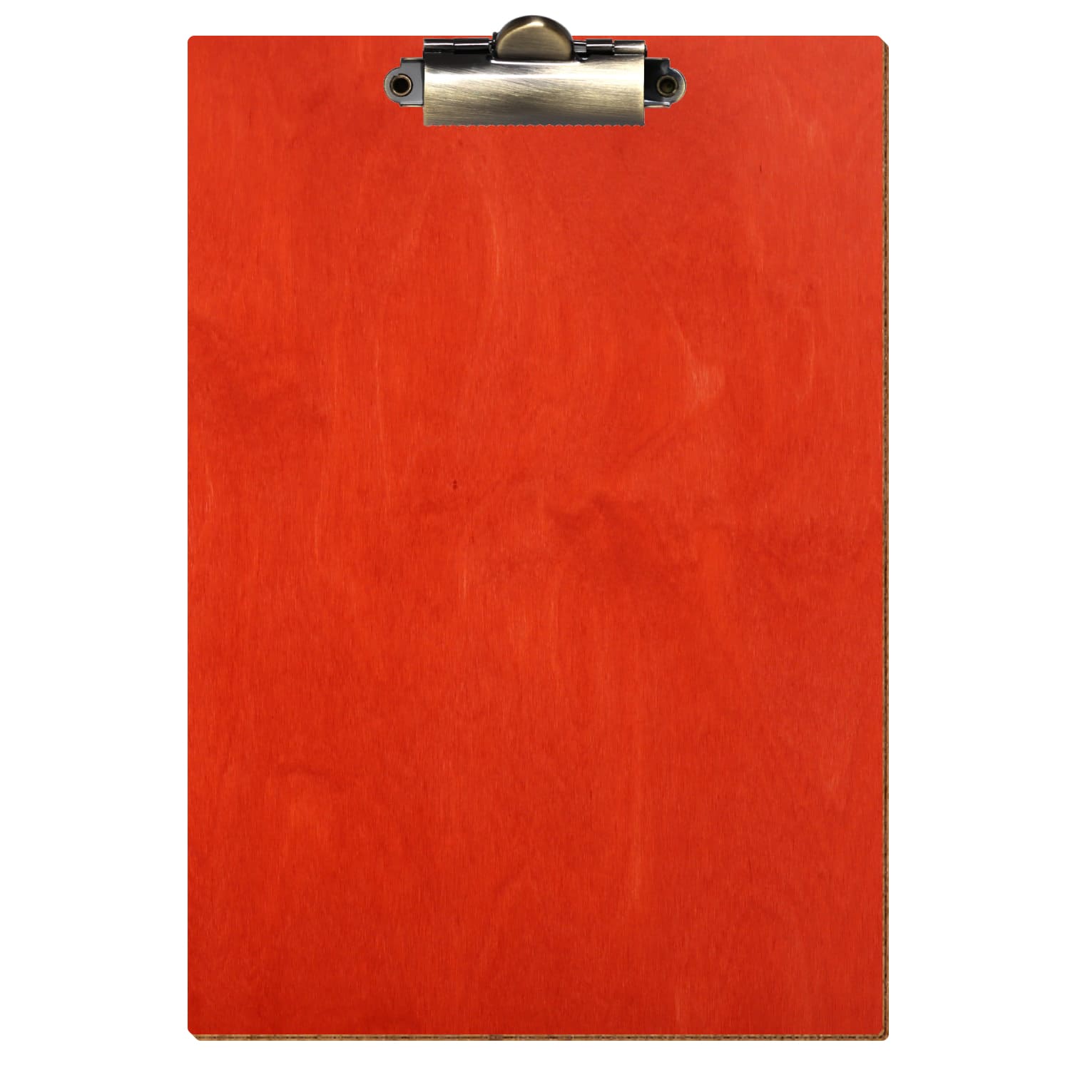 Klemmbrett Standardform Scharlachrot A5 hochkant Zahnklemme antik