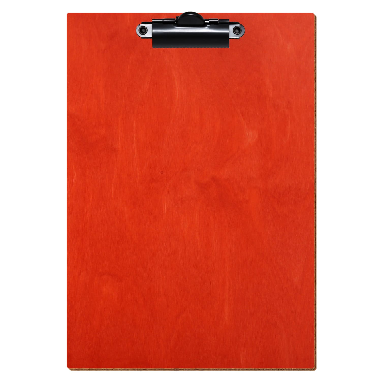 Klemmbrett Standardform Scharlachrot A5 hochkant Zahnklemme schwarz