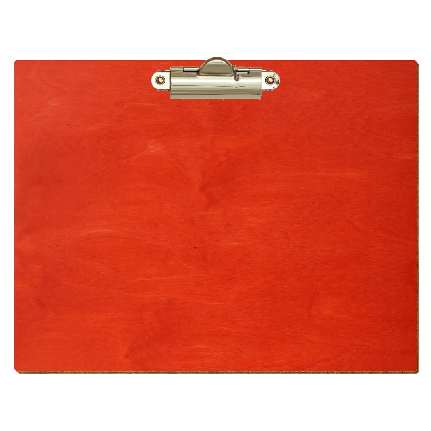 Klemmbrett Standardform Scharlachrot A5 querkant Zahnklemme gold